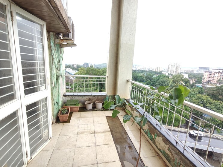 Balcony, goel-ganga-bhagyoday 3 Bedroom 1120 Sq.Ft. Apartment In Sinhagad Pune 9034469