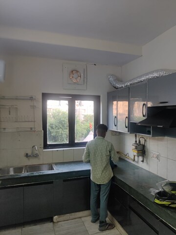 Kitchen in 3 BHK Apartment at Sector 4 Dwarka – for Rent
