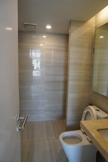 Bathroom in 3 BHK Apartment at Ghodbunder Road – for Rent