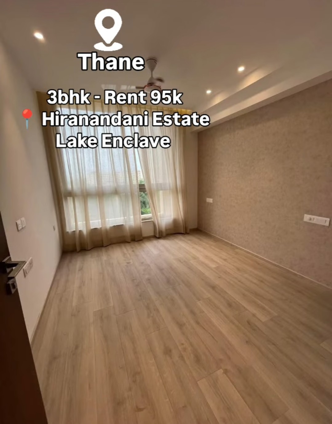 3 BHK 1100 Sq.Ft. Apartment in Hiranandani Lake Enclave Glendale