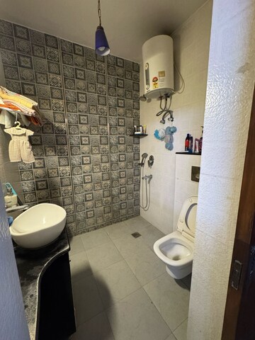 Bathroom in 3 BHK Apartment at Sector 5 Dwarka – for Rent