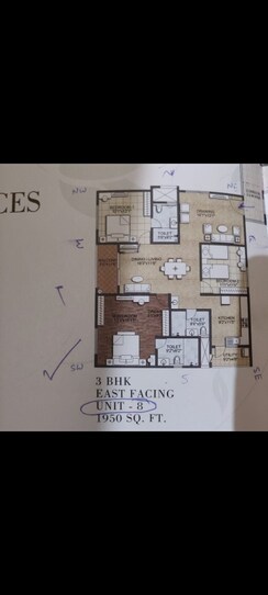 3 BHK + Pooja Room Apartment For Sale in Aurobindo The Regent