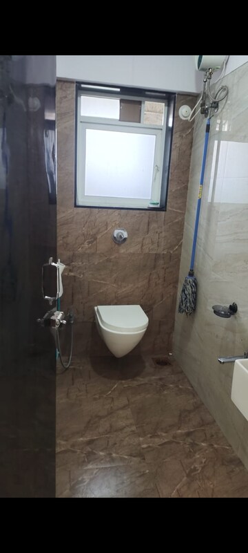 Bathroom in 1 BHK Apartment at Aum Shubh Chintan, Bhandup East – for Rent