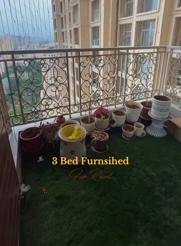 Balcony in 3 BHK Apartment at Hiranandani Eagleridge Wing A, Thane West – for Rent