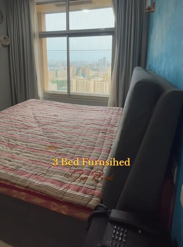 Bedroom in 3 BHK Apartment at Hiranandani Eagleridge Wing A, Thane West – for Rent