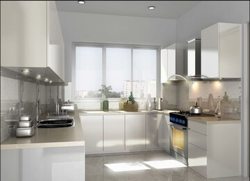 Kitchen in 3 BHK Apartment at Vasanth Nagar – for Sale