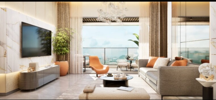 Living Room, sumer-valley 3 Bedroom 1069 Sq.Ft. Apartment In Chandivali Mumbai 9035007