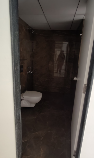 Bathroom in 2.5 BHK Apartment at Goel Ganga Newtown Phase 2, Madhav Nagar – for Sale