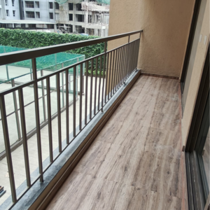 Balcony in 2.5 BHK Apartment at Goel Ganga Newtown Phase 2, Madhav Nagar – for Sale