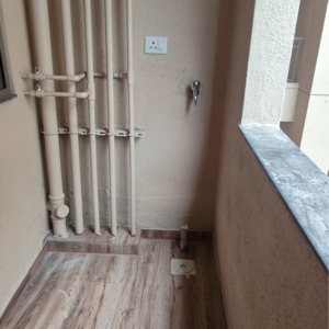 Staircase in 2.5 BHK Apartment at Goel Ganga Newtown Phase 2, Madhav Nagar – for Sale