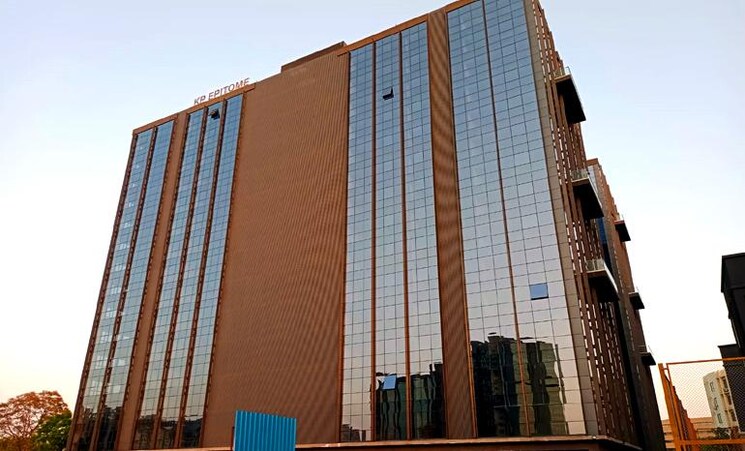 Exterior View, kp-epitome Commercial Office Space 700 Sq.Ft. In Makarba Ahmedabad 9034989