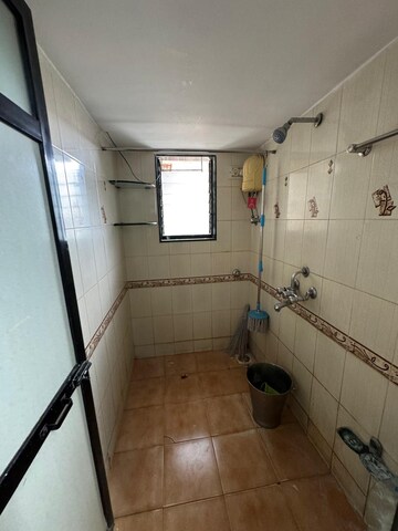Bathroom in 1 BHK Apartment at Blumen Apartments, Vikhroli West – for Sale