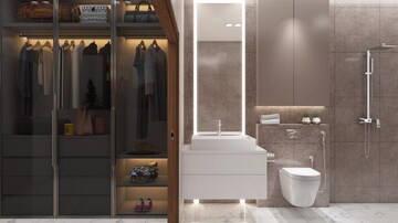 Bathroom in 2 BHK Apartment at Shreeji Divine, Kharghar Sector 36 – for Sale