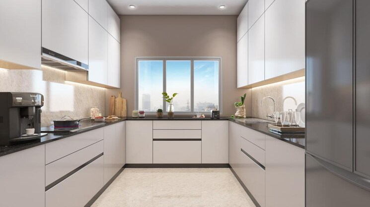 Kitchen, shreeji-divine 2 Bedroom 928 Sq.Ft. Apartment In Kharghar Sector 36 Navi Mumbai 9035135
