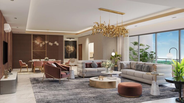 Living Room, shreeji-divine 2 Bedroom 928 Sq.Ft. Apartment In Kharghar Sector 36 Navi Mumbai 9035135