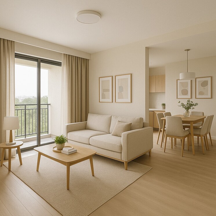 Living Room, fiama-residency 2 Bedroom 800 Sq.Ft. Apartment In Ghodbunder Road Thane 9035278