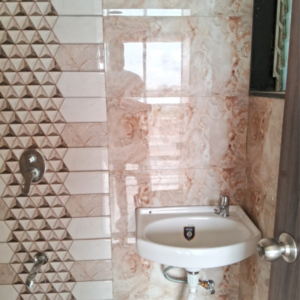 Bathroom in 2 BHK Apartment at Somani Dream Home, Marunji – for Sale