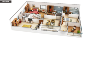 Floor Plan in 5 BHK Villa at Supadha Geethika, Velmala – for Sale