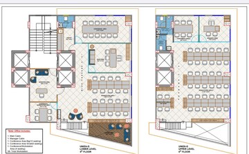 Floor Plan in  Office Space at Satellite – for Rent