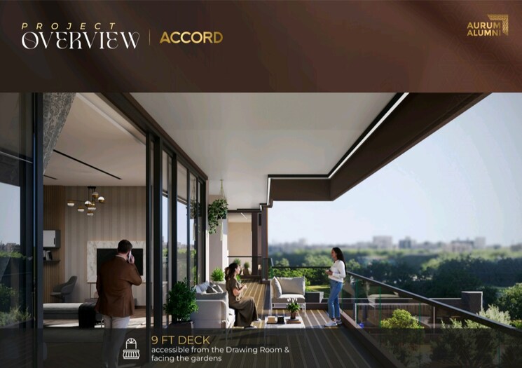 Balcony, aurum-alumni-accord 4 Bedroom 3025 Sq.Ft. Apartment In Sector 25 Yamuna Expressway Greater Noida 9035619