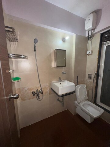 Bathroom in 3 BHK Apartment at Bhandup West – for Rent