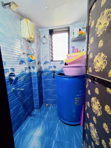 Bathroom in 1 BHK Apartment at Om Sai Charan CHS Dombivli, Dombivli West – for Sale