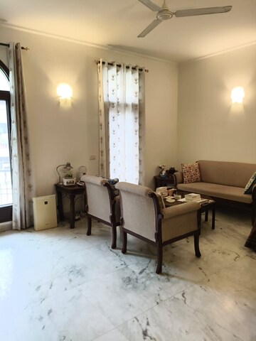 Living Room in 2 BHK Builder Floor at Shanti Niketan – for Rent
