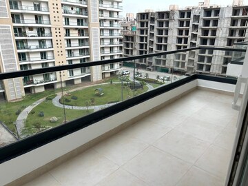 Balcony in 3 BHK Apartment at Hermitage Centralis, Vip Road – for Rent
