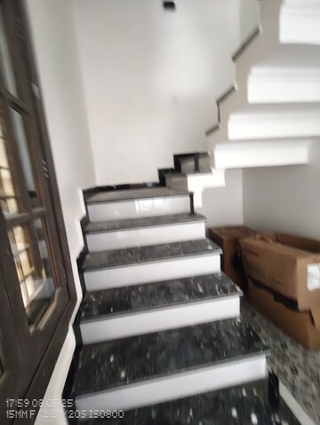 Staircase in 3 BHK Villa at Jankipuram Extension – for Sale