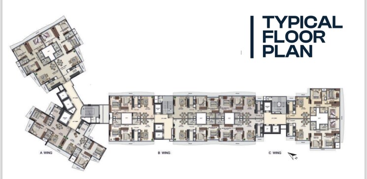 Master Plan, naman-habitat 3 Bedroom 1037 Sq.Ft. Apartment In Andheri West Mumbai 9035954