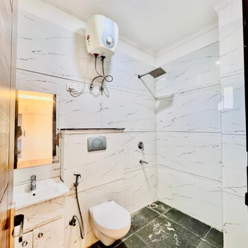 Bathroom in 3 BHK Builder Floor at Chattarpur – for Sale
