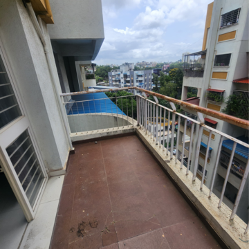 Balcony in 2 BHK Apartment at Pristine Pacific, Ambegaon Budruk – for Sale