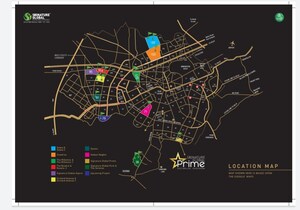 2 BHK Apartment – Map Location View at Signature Global Prime, Sector 63a - for Sale