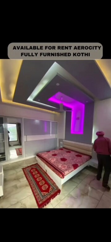 Furnished Amenities in 4 BHK Independent House at Aerotown Hridayam, Gmada Aerocity – for Rent