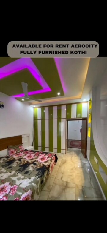 Living Room in 4 BHK Independent House at Aerotown Hridayam, Gmada Aerocity – for Rent