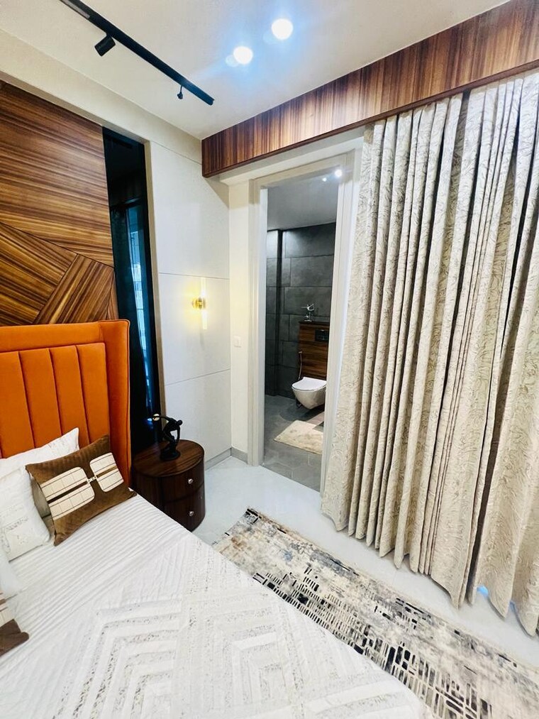 Bedroom, urban-the-zirk 3 Bedroom 1850 Sq.Ft. Apartment In Nabha Zirakpur 9036251