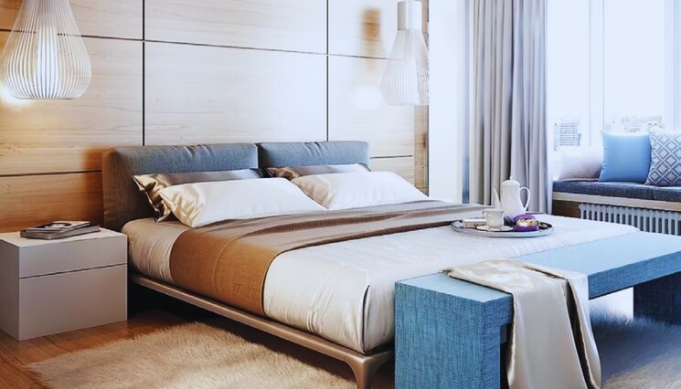 Bedroom, unique-youtopia 2 Bedroom 768 Sq.Ft. Apartment In Kharadi Pune 9036287