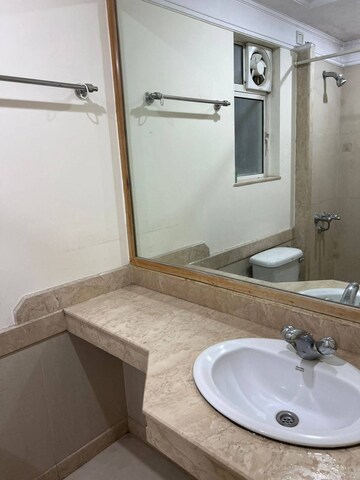 Bathroom in 2 BHK Apartment at Hiranandani Meadows, Manpada – for Rent
