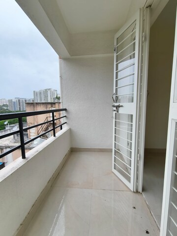 Balcony in 2 BHK Apartment at The Greenwoods CHS, Dhayari – for Sale