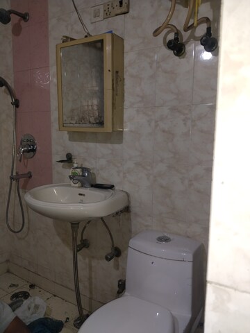 Bathroom in 1 RK Apartment at Sarita Vihar Pocket-C RWA, Sarita Vihar – for Rent