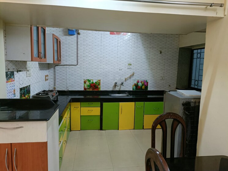 Kitchen, destiny-bliss 2 Bedroom 980 Sq.Ft. Apartment In Pimple Saudagar Pune 9036366