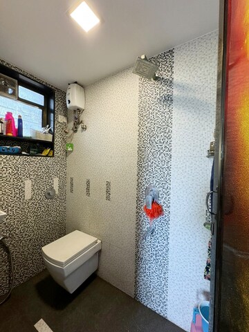 Bathroom in 2 BHK Apartment at Orbit Terrace, Lower Parel – for Rent