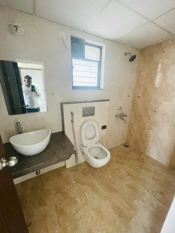 Bathroom in 2 BHK Apartment at Duville Riverdale Heights, Kharadi – for Rent