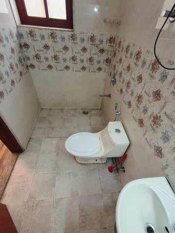 Bathroom in 1 BHK Builder Floor at Vipul Square, Sushant Lok I – for Rent