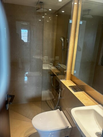 Bathroom in 1 BHK Apartment at Hiranandani Highland, Powai – for Rent