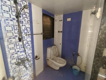 Bathroom in 2 BHK Apartment at Vrindavan Height, Nalasopara East – for Rent