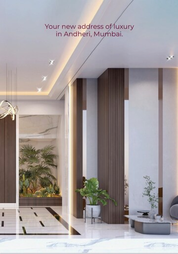 Building Lobby in 1 BHK Apartment at Sanghvi Palazzo, Andheri West – for Sale