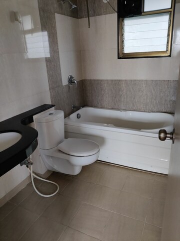 Bathroom in 2 BHK Builder Floor at Paranjape Blue Ridge, Hinjewadi – for Rent