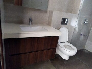 Bathroom in 3 BHK Apartment at Piramal Vaikunth, Balkum Pada – for Rent