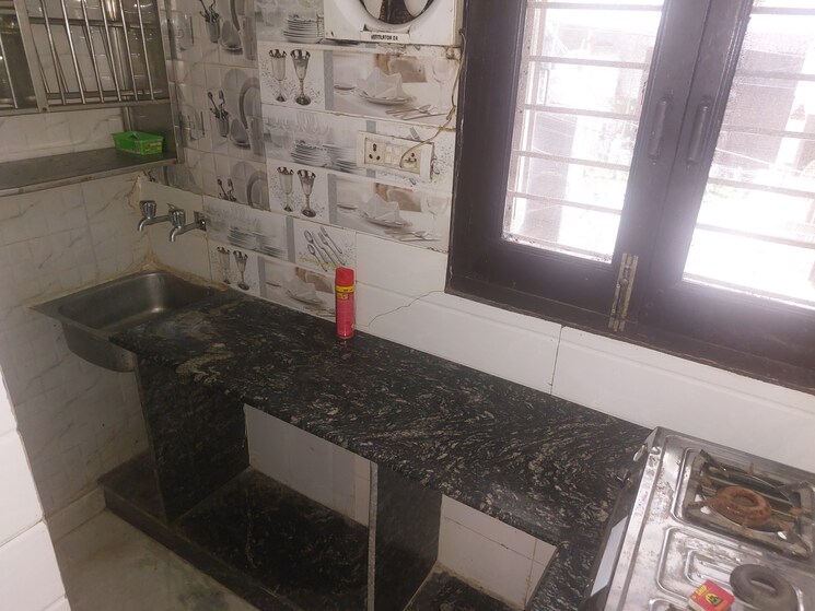 Kitchen, mahavir enclave 1 Bedroom 500 Sq.Ft. Builder Floor In Mahavir Enclave Delhi 9036573
